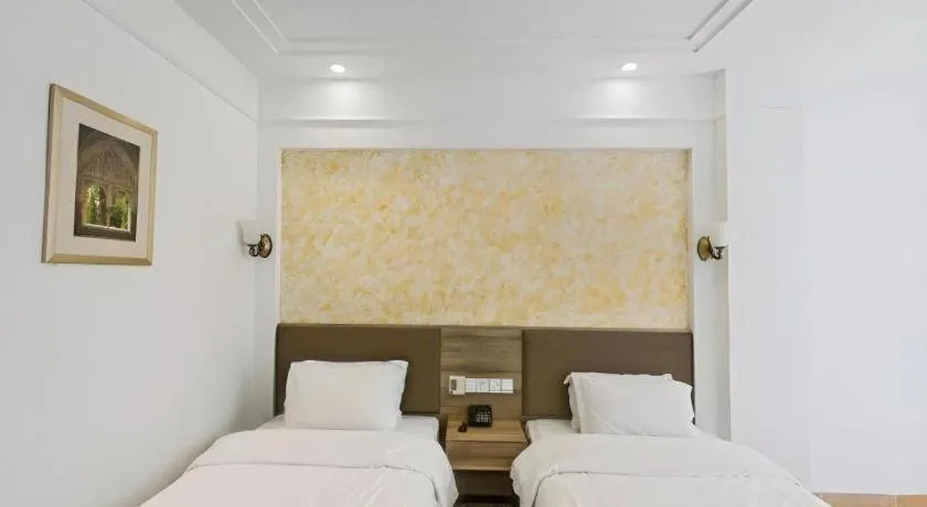 Bed in GreenTree Alliance Hotel Shanghai Baoshan District Meilan Lake Yueluo Road