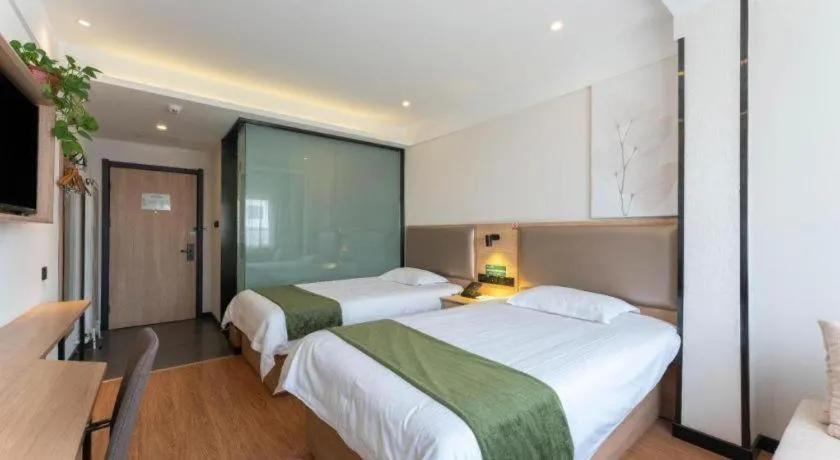 Bed in Green Tree Inn Express Jinan Huaiyin District Jingshi Road Children's Hospital