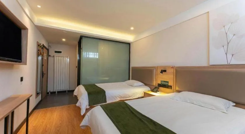 Bed in Green Tree Inn Express Jinan Huaiyin District Jingshi Road Children's Hospital
