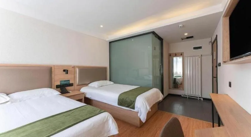 Bed in Green Tree Inn Express Jinan Huaiyin District Jingshi Road Children's Hospital