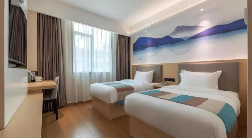 Bed in VX Hotel Xiamen Siming District Xiamen University Huandao Road
