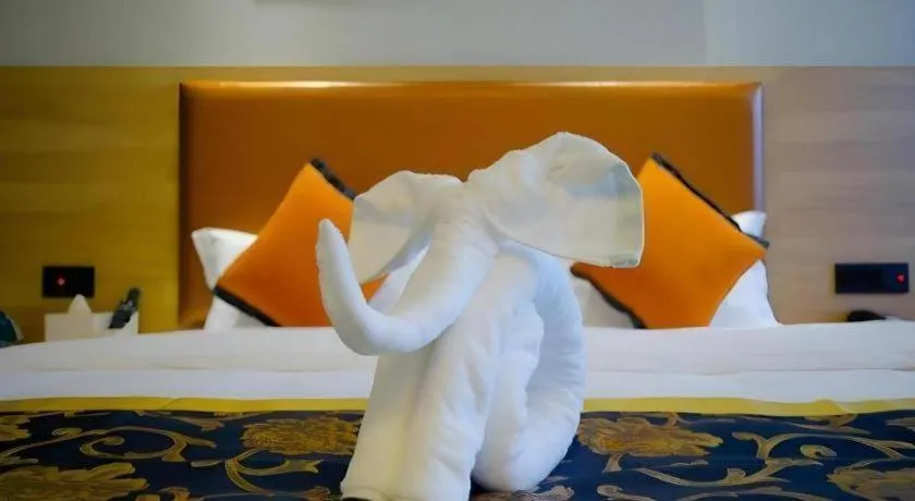 Bed in Green Tree Inn Express Tangshan Yueting County Bus Station