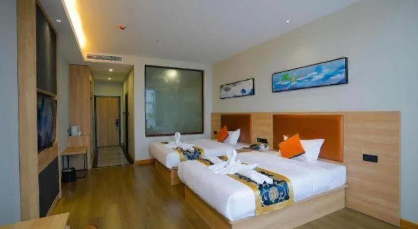 Bed in Green Tree Inn Express Tangshan Yueting County Bus Station