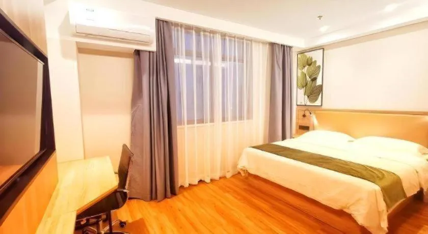 Bed in Green Tree Inn Huangshan Yi County Xidi Hongcun