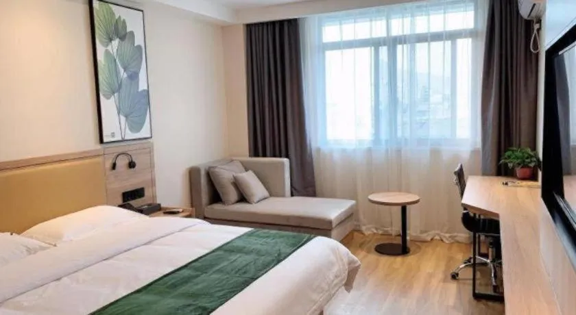 Bed in Green Tree Inn Huangshan Yi County Xidi Hongcun