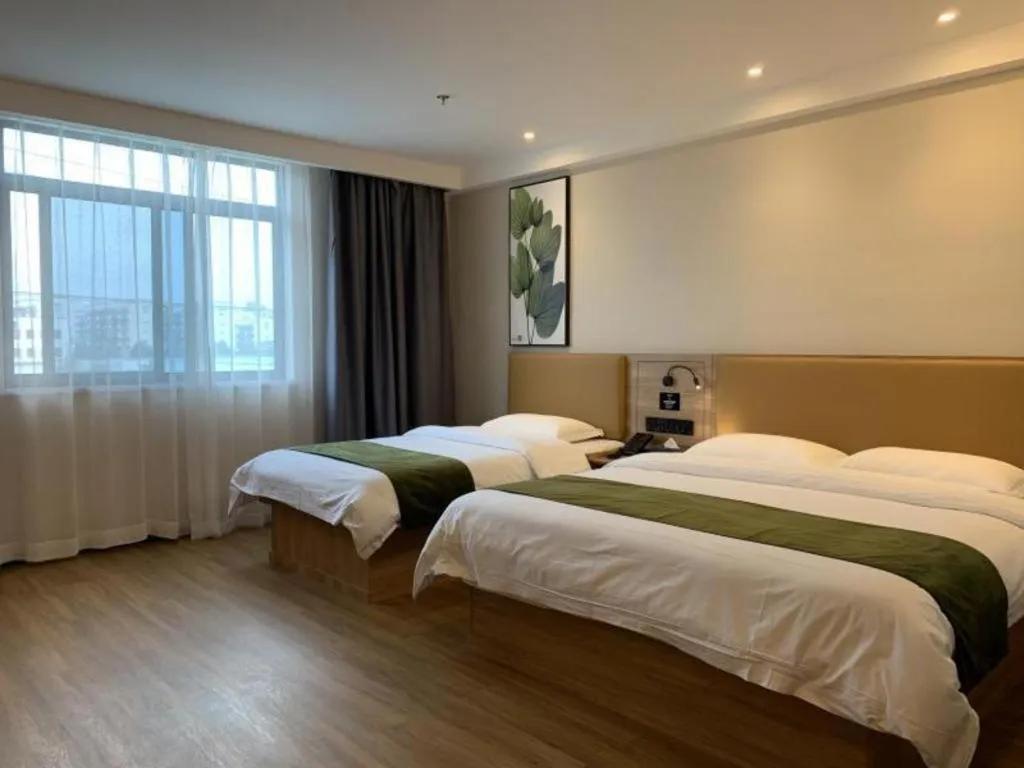 Bed in Green Tree Inn Huangshan Yi County Xidi Hongcun