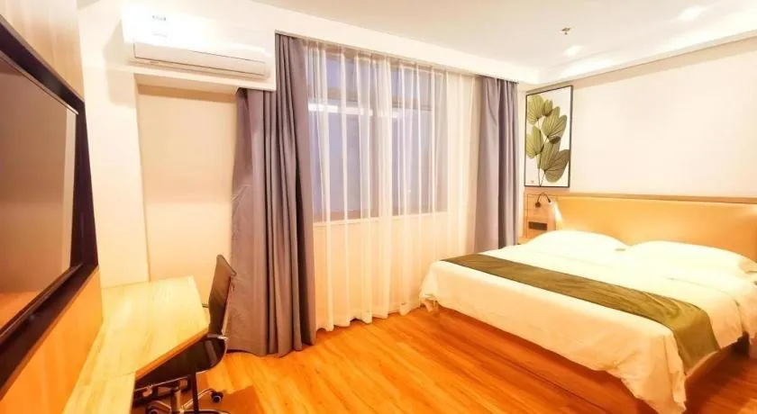 Bed in Green Tree Inn Huangshan Yi County Xidi Hongcun