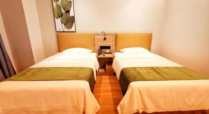 Bed in Green Tree Inn Huangshan Yi County Xidi Hongcun
