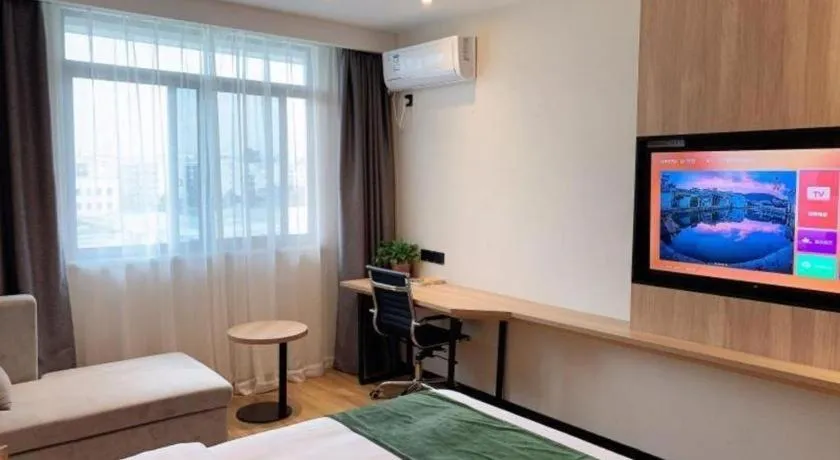 Bed in Green Tree Inn Huangshan Yi County Xidi Hongcun