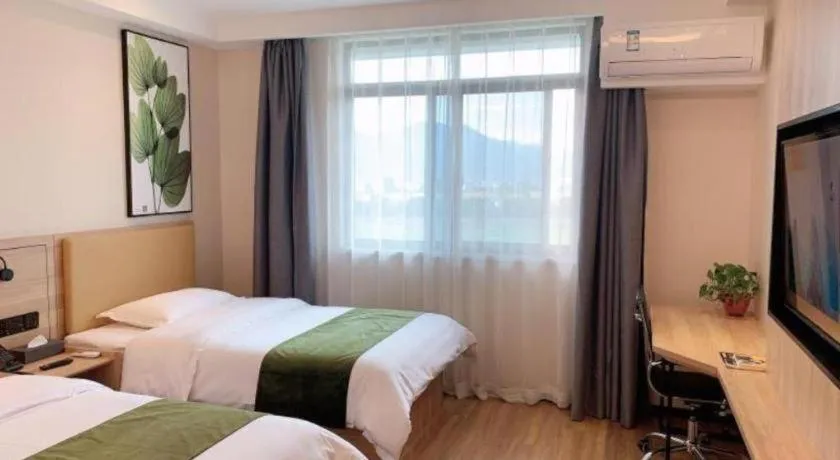 Bed in Green Tree Inn Huangshan Yi County Xidi Hongcun