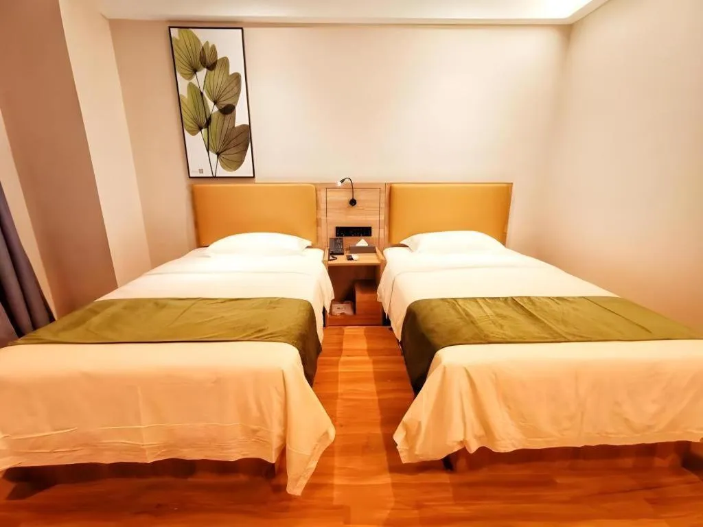 Bed in Green Tree Inn Huangshan Yi County Xidi Hongcun