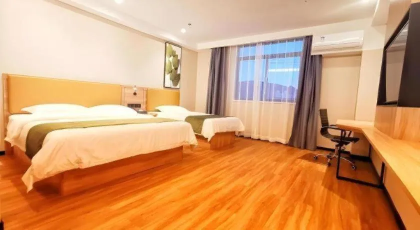 Bed in Green Tree Inn Huangshan Yi County Xidi Hongcun