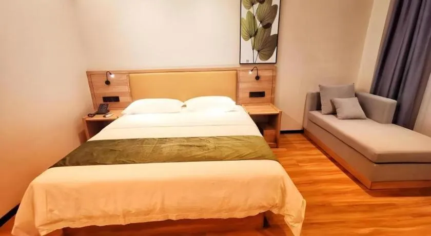 Bed in Green Tree Inn Huangshan Yi County Xidi Hongcun