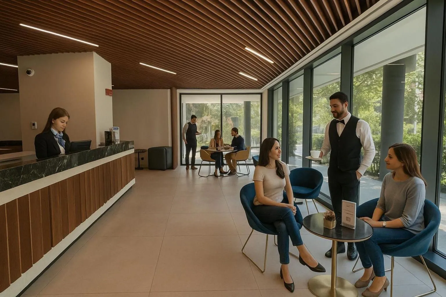 Lobby or reception in Acca Sporting Milano - AA Hotels