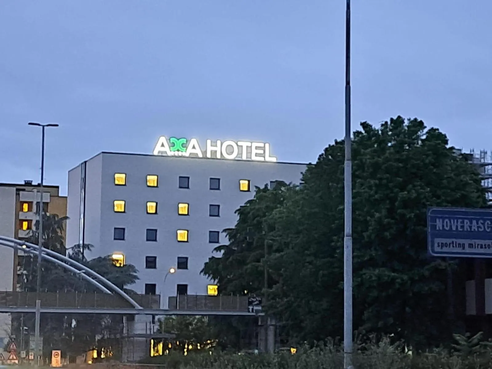 Property building in Acca Sporting Milano - AA Hotels