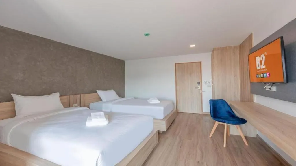 Bed in B2 Huai Khwang Premier Hotel