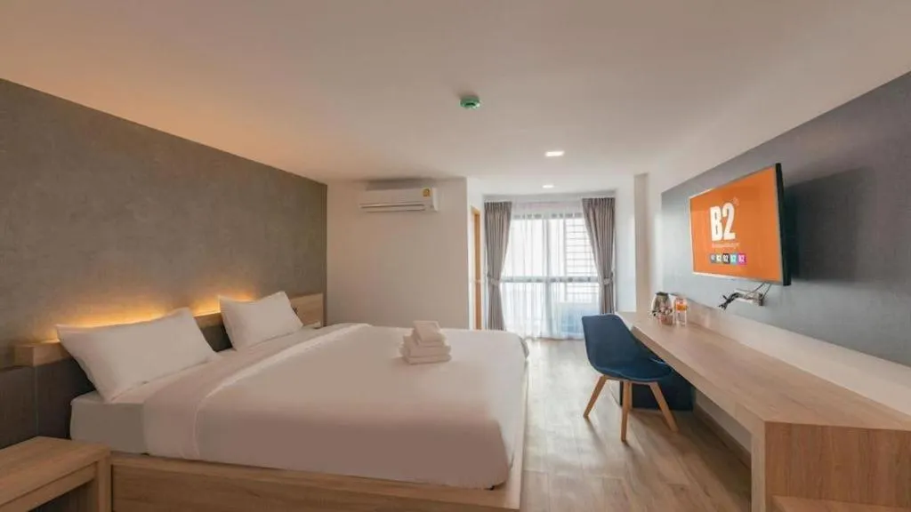 Bed in B2 Huai Khwang Premier Hotel