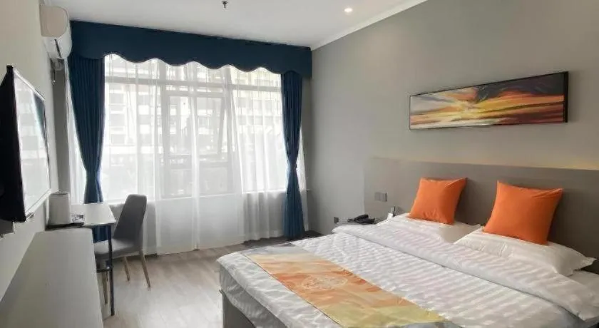 Bed in Shell Hotel Yancheng Binhai County Renmin Nan Road