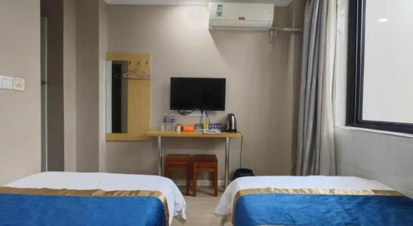 Bed in Shell Hotel Shanghai Normal University Hongcao Road Metro Station Guiping Road