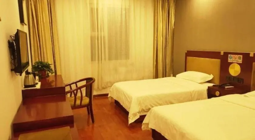 Bed in Shell Hotel Liaocheng Dongchang Xi Road Railway Station