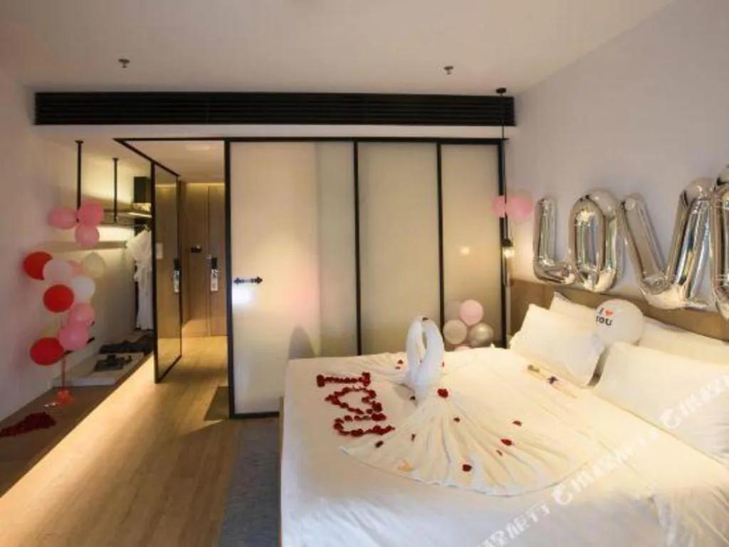 Bed in GreenTree Eastern Hotel Nanning Minzhu Road Chaoyang Plaza