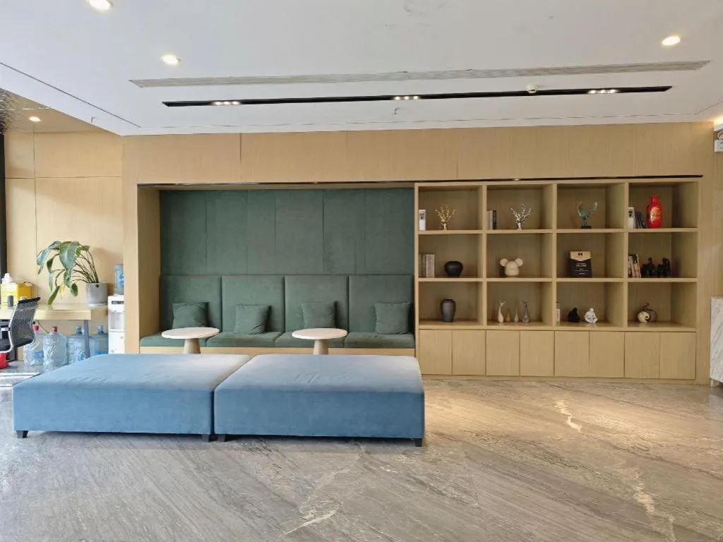 Bed in Gya Hotel Wuxi Hubin Commercial Street Tai Lake Scenic Area