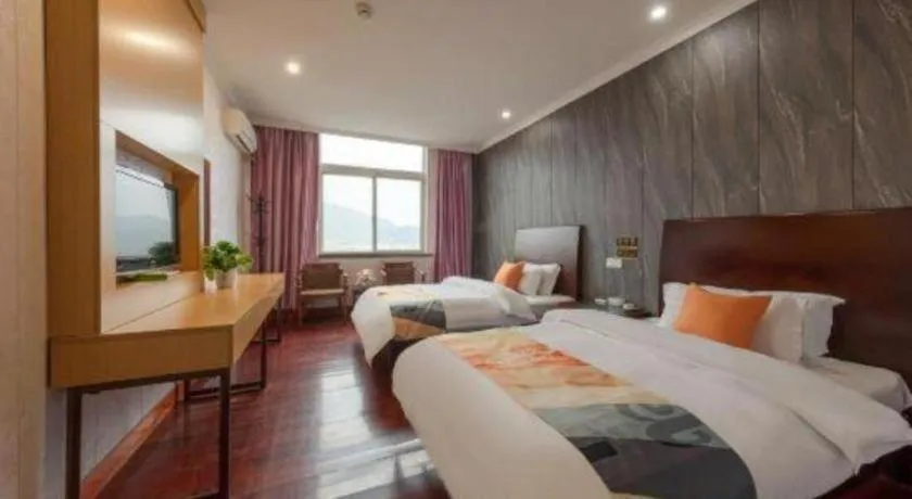 Bed in Shell Hotel Zhejiang Cixi Longshan Town