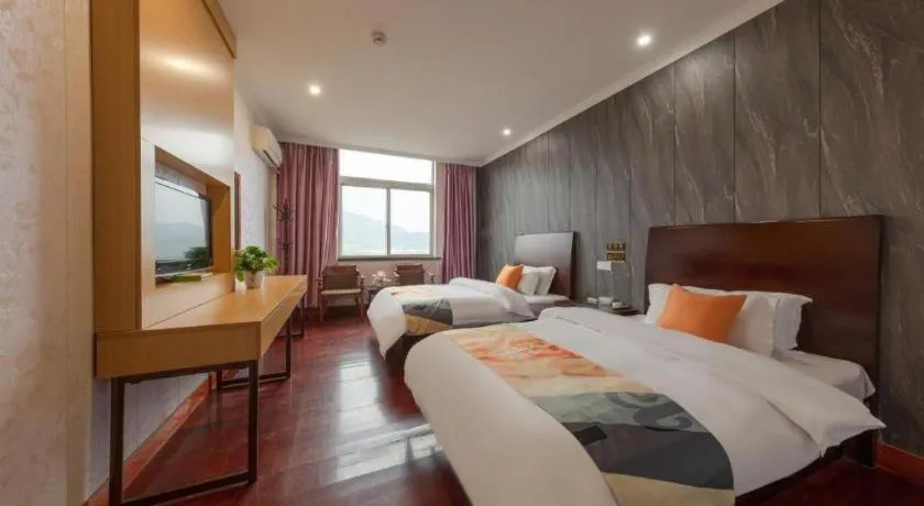 Bed in Shell Hotel Zhejiang Cixi Longshan Town