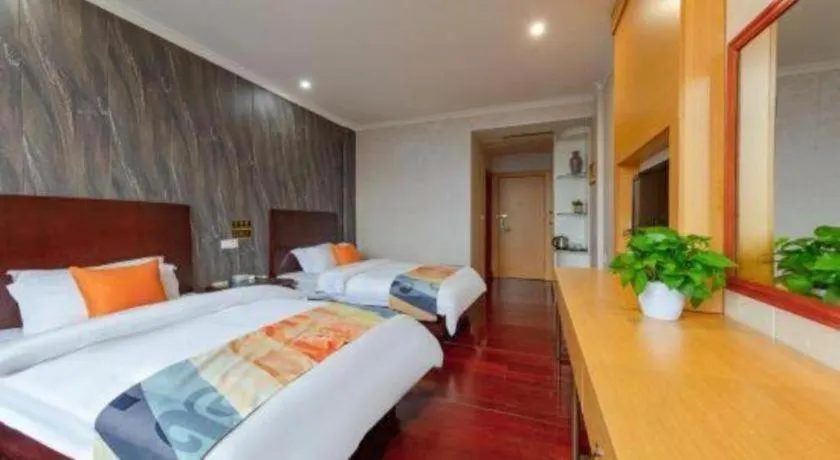 Bed in Shell Hotel Zhejiang Cixi Longshan Town