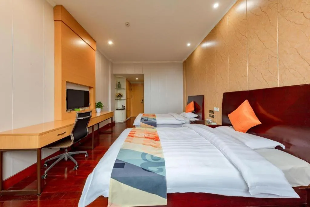 Bed in Shell Hotel Zhejiang Cixi Longshan Town