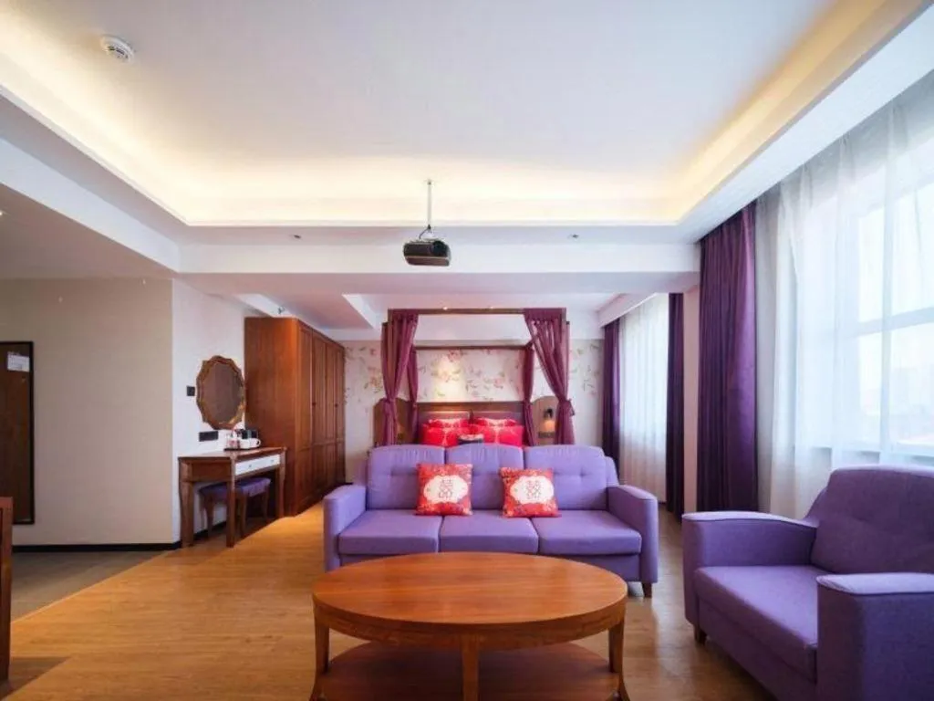 Bed in GreenTree Inn Luoyang Railway Station Wangfujing Wangcheng Park