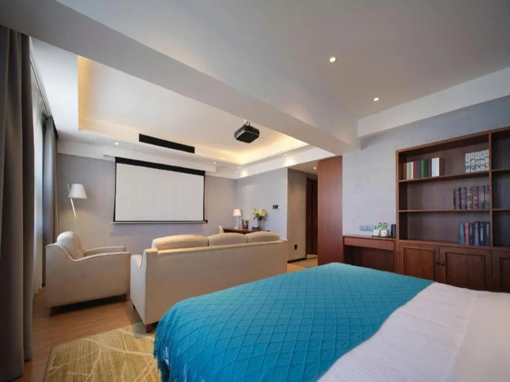 Bed in GreenTree Inn Luoyang Railway Station Wangfujing Wangcheng Park