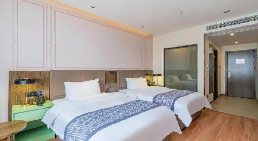 Bed in GEM Hotel Anqing Wangjiang County Economic Development Zone Fengqi Road