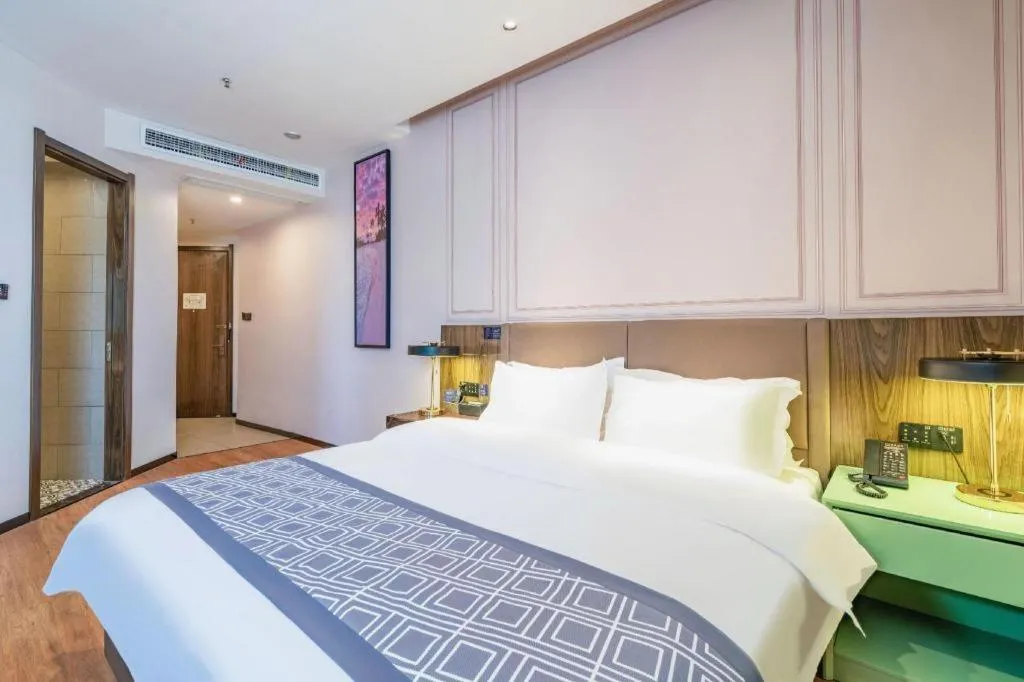 Bed in GEM Hotel Anqing Wangjiang County Economic Development Zone Fengqi Road