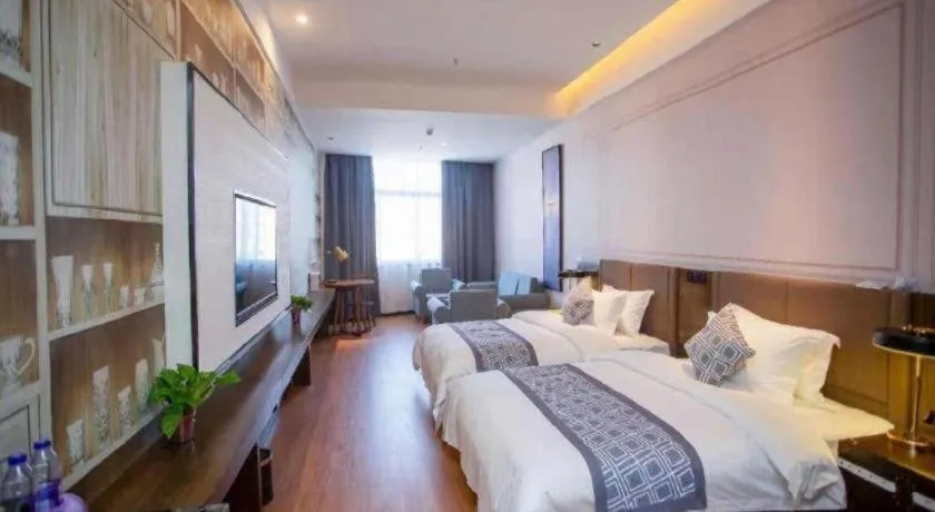 Bed in GEM Hotel Anqing Wangjiang County Economic Development Zone Fengqi Road