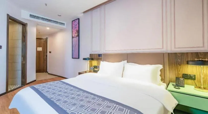 Bed in GEM Hotel Anqing Wangjiang County Economic Development Zone Fengqi Road