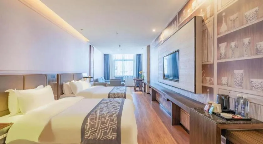 Bed in GEM Hotel Anqing Wangjiang County Economic Development Zone Fengqi Road