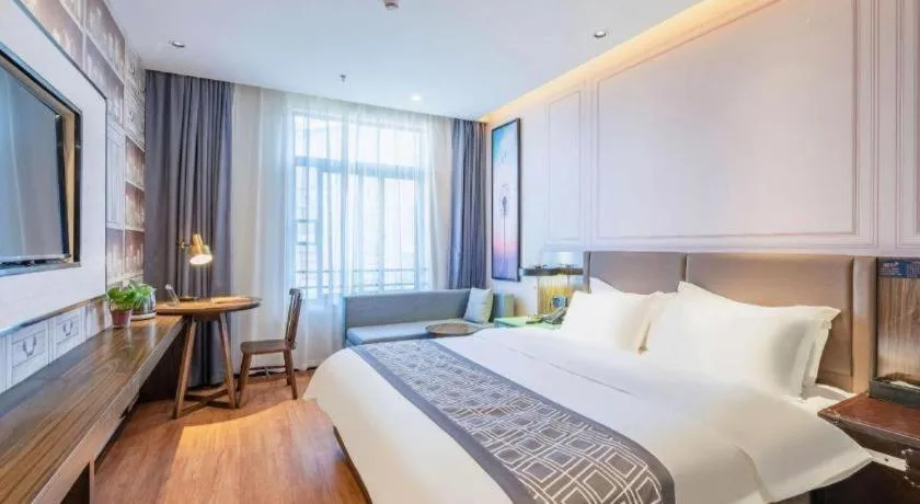 Bed in GEM Hotel Anqing Wangjiang County Economic Development Zone Fengqi Road
