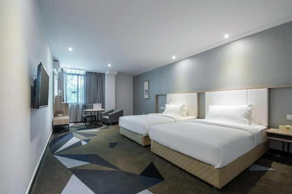 Bed in GreenTree Alliance Hotel Shenzhen Nanshan District Zhongshan Park Tongle