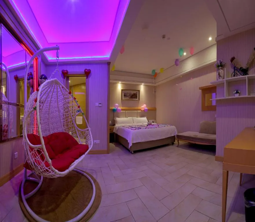 Bed in GreenTree Alliance Hotel Shenzhen Futian District Xiangmi Lake Xiangmei Mountain Metro Station