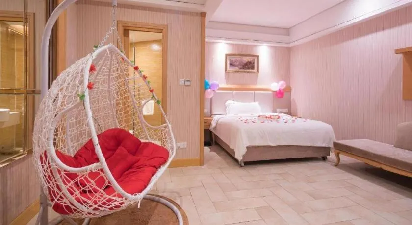 Bed in GreenTree Alliance Hotel Shenzhen Futian District Xiangmi Lake Xiangmei Mountain Metro Station