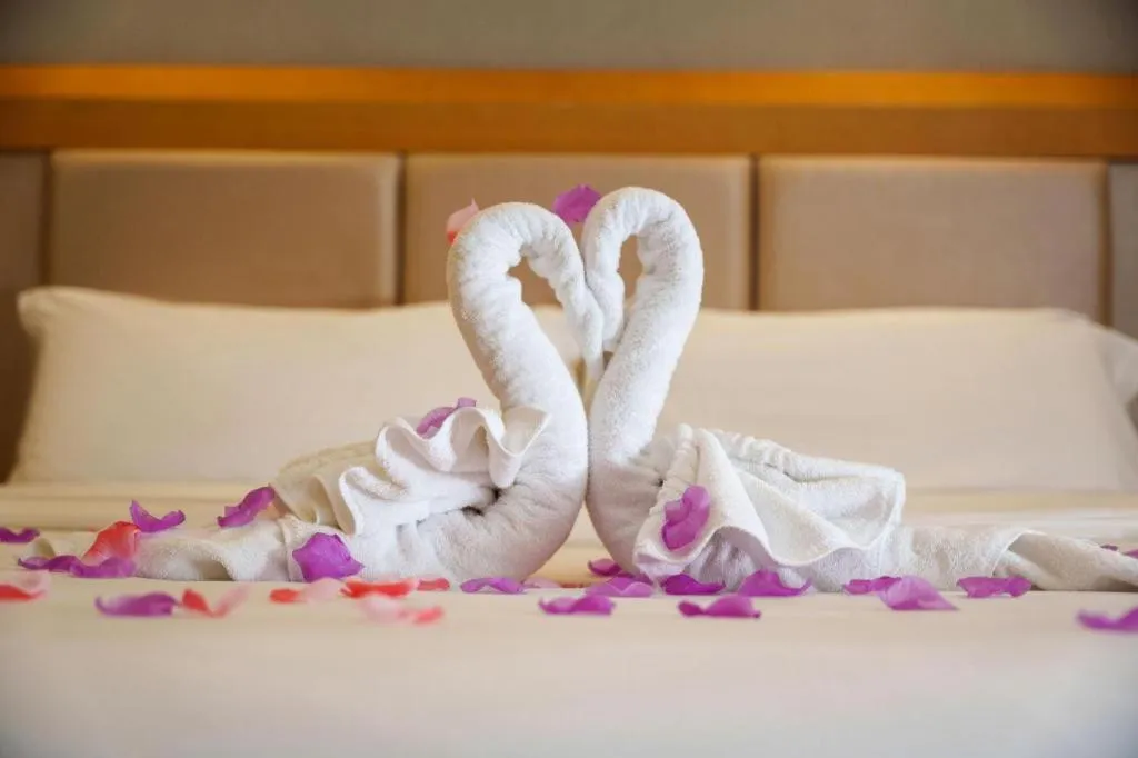 Bed in GreenTree Alliance Hotel Shenzhen Futian District Xiangmi Lake Xiangmei Mountain Metro Station