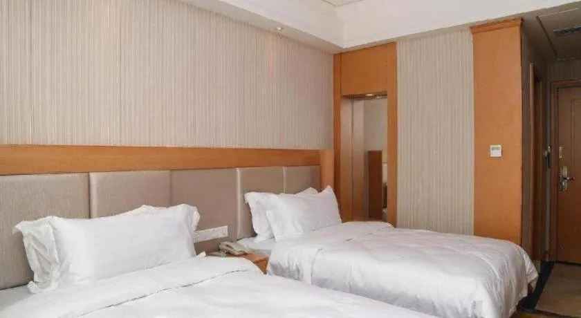 Bed in GreenTree Alliance Hotel Shenzhen Futian District Xiangmi Lake Xiangmei Mountain Metro Station