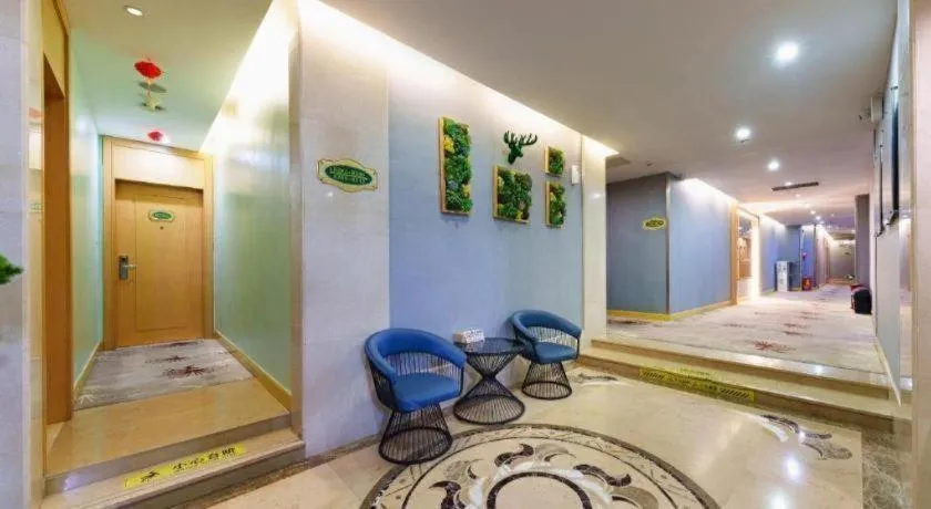 Bed in GreenTree Alliance Hotel Shenzhen Futian District Xiangmi Lake Xiangmei Mountain Metro Station