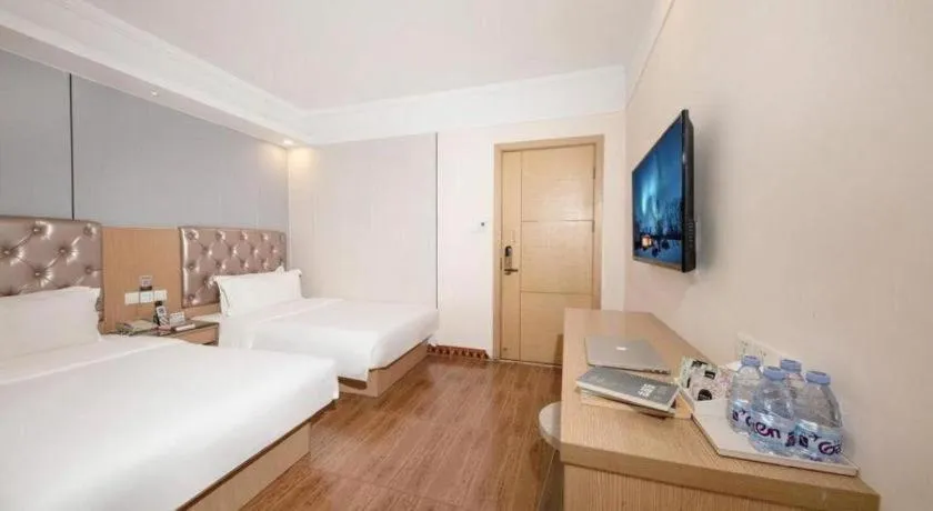 Bed in GreenTree Alliance Hotel Shenzhen Nanshan District Nantou Ancient City Majialong