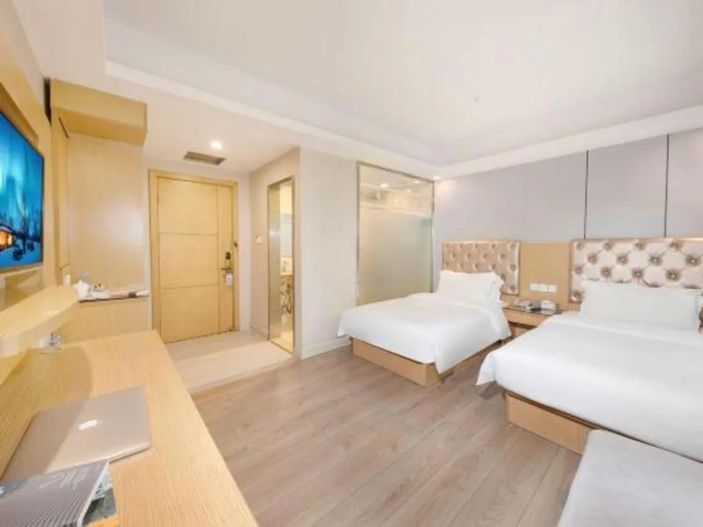 Bed in GreenTree Alliance Hotel Shenzhen Nanshan District Nantou Ancient City Majialong