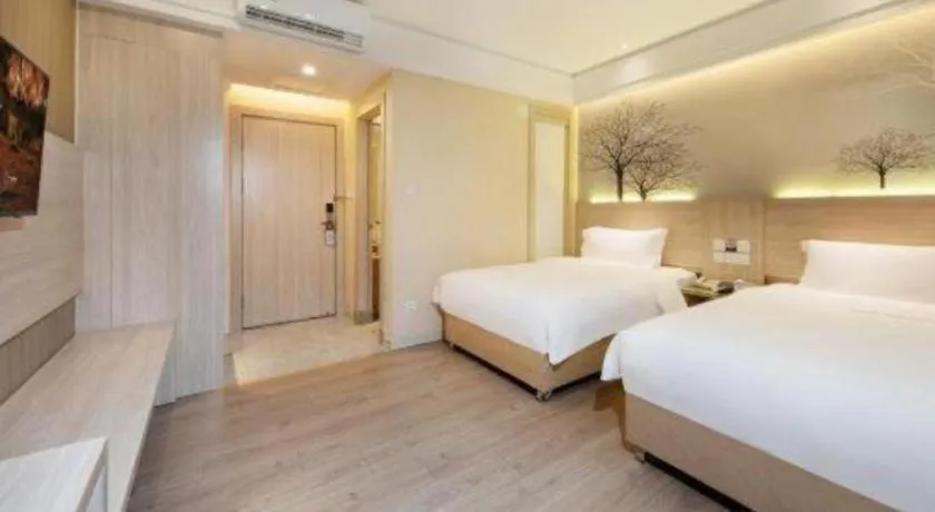 Bed in GreenTree Alliance Hotel Shenzhen Nanshan District Nantou Ancient City Majialong