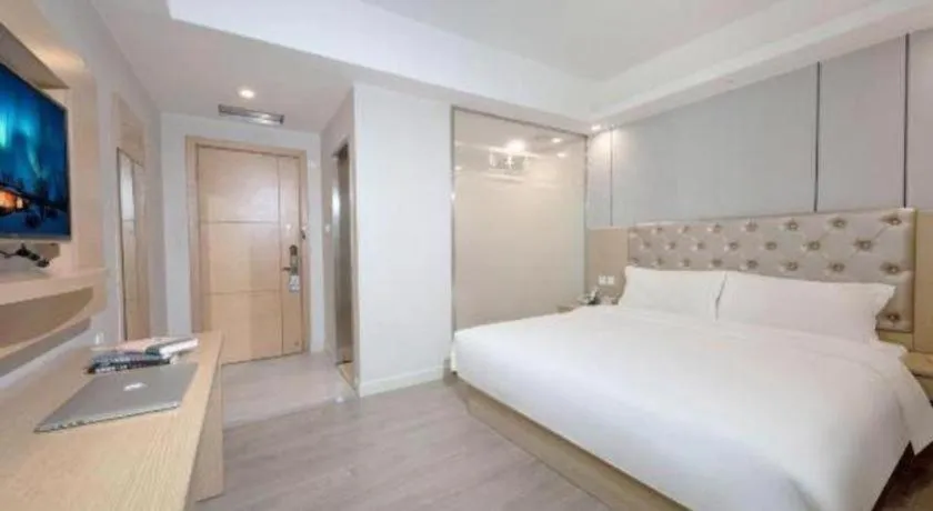 Bed in GreenTree Alliance Hotel Shenzhen Nanshan District Nantou Ancient City Majialong