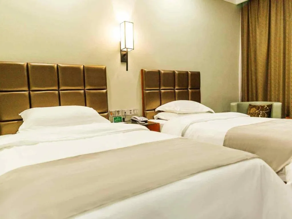 Bed in GreenTree Alliance Hotel Yancheng Engineering College Dayangwan Scenic Area