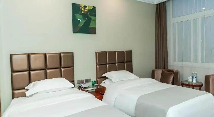 Bed in GreenTree Alliance Hotel Yancheng Engineering College Dayangwan Scenic Area